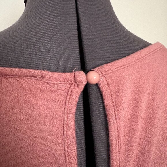 Rose Sleeveless Romper by Enough About Me – Elastic Waist, Pockets, Size S/M - Picture 7 of 8